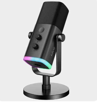 1. Динамический микрофон FIFINE USB/XLR с сенсорной кнопкой отключения звука