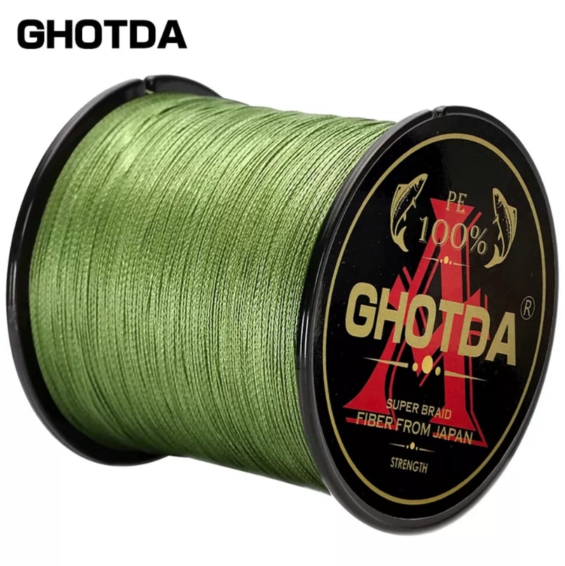 1. Плетеная рыболовная леска GHOTDA, 4 нити, 10-300 фунтов