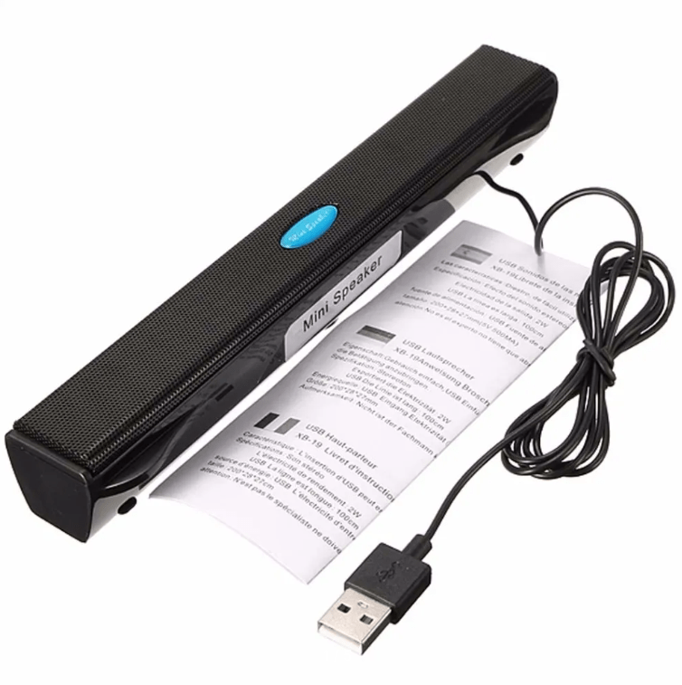 5. Портативная мини-колонка Ashopro с USB