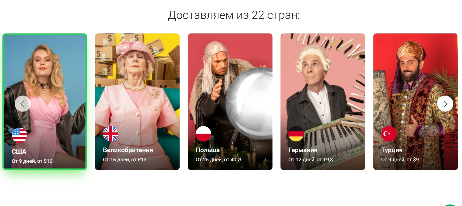 Доставка из Европы посылок и товаров в Россию